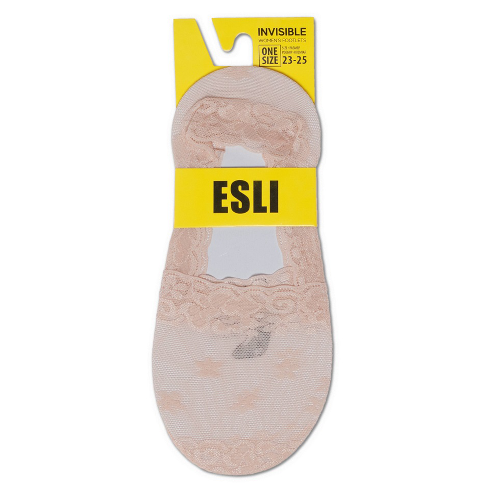 Подследники женские "Esli", beige, 23-25 р-р, IS009