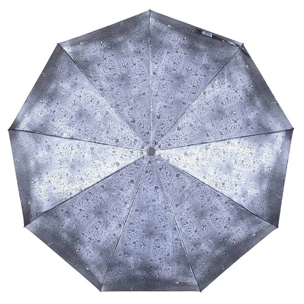 Зонт женский "Yuzont", капли 3D, автомат, 1095