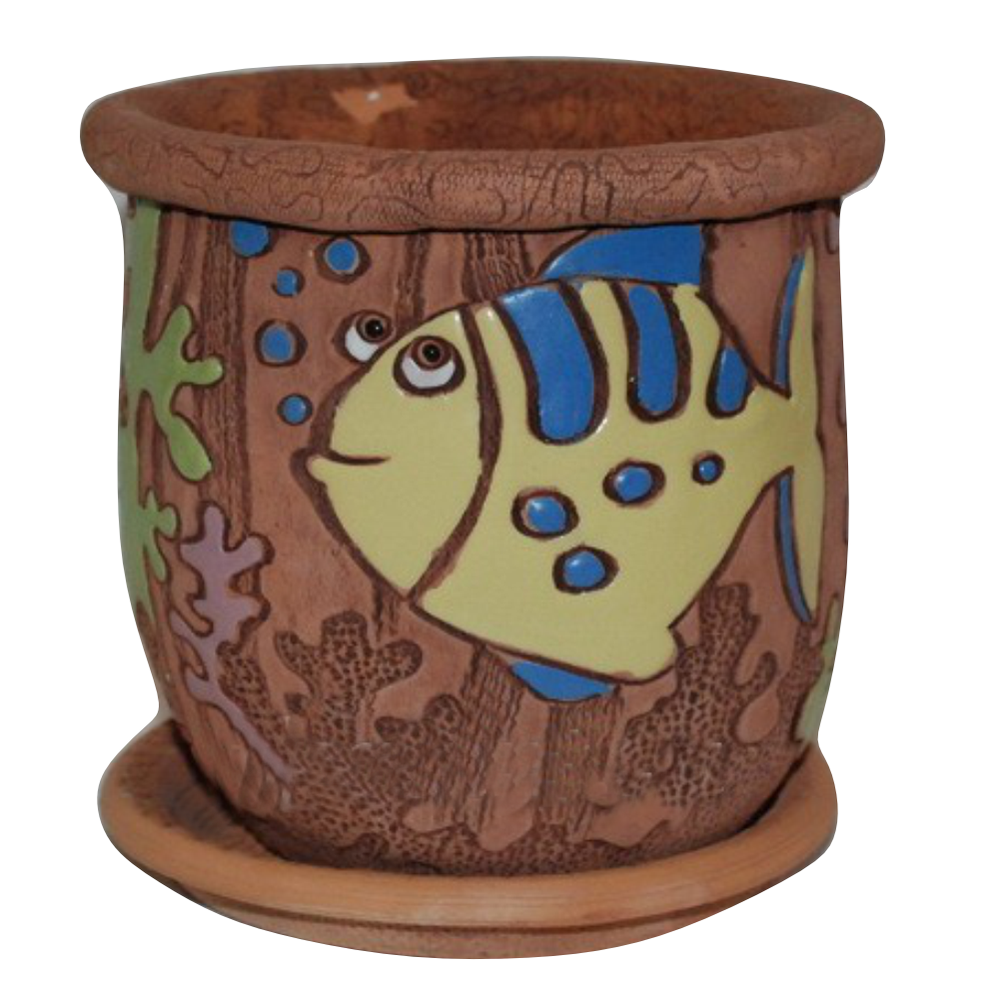 Горшок "Рыбки", 1,5 л