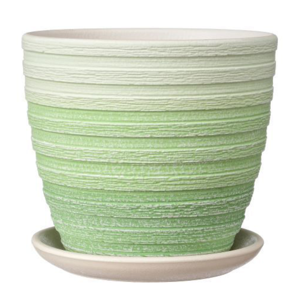 Горшок "Букле", зеленый крокус, №2