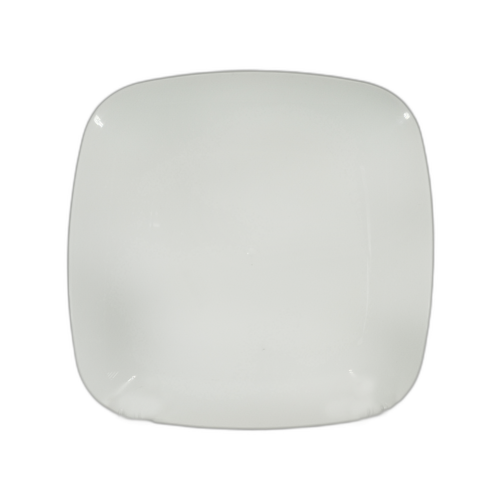 Тарелка "Квадро", плоская, белая