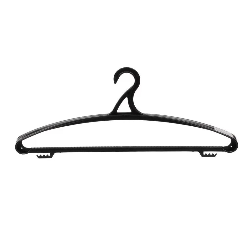 Вешалка-плечики для одежды, черные, р-р 52-54