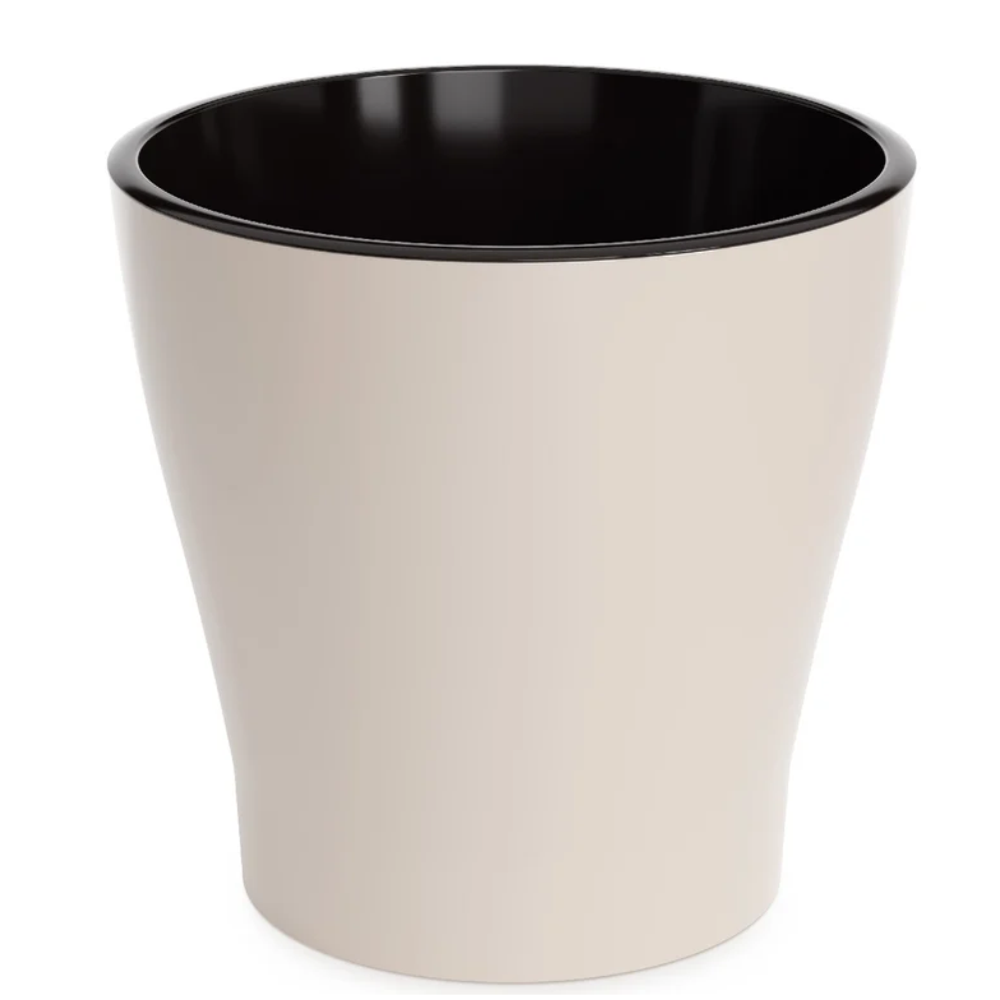 Горшок "Лея", 2,2 л, двойной, бежевый