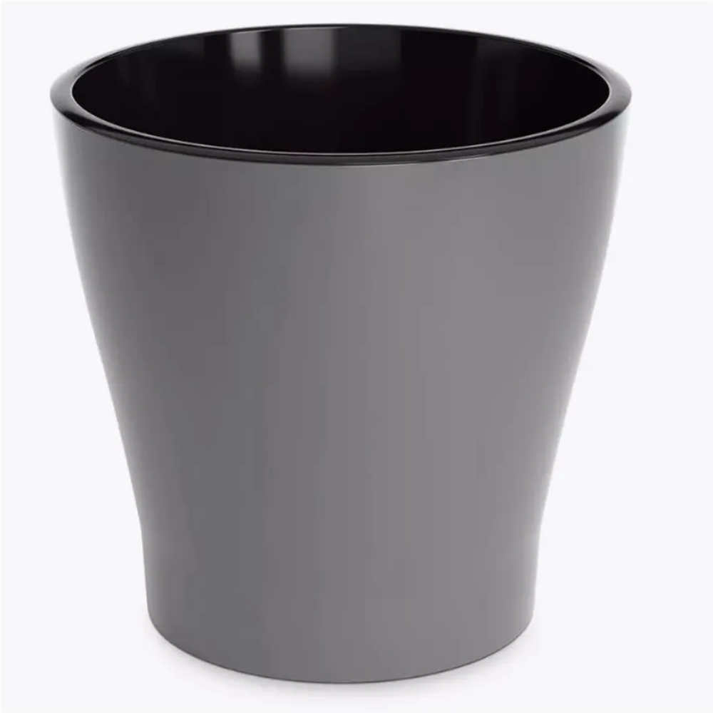 Горшок "Лея", 3,6 л, двойной, серый