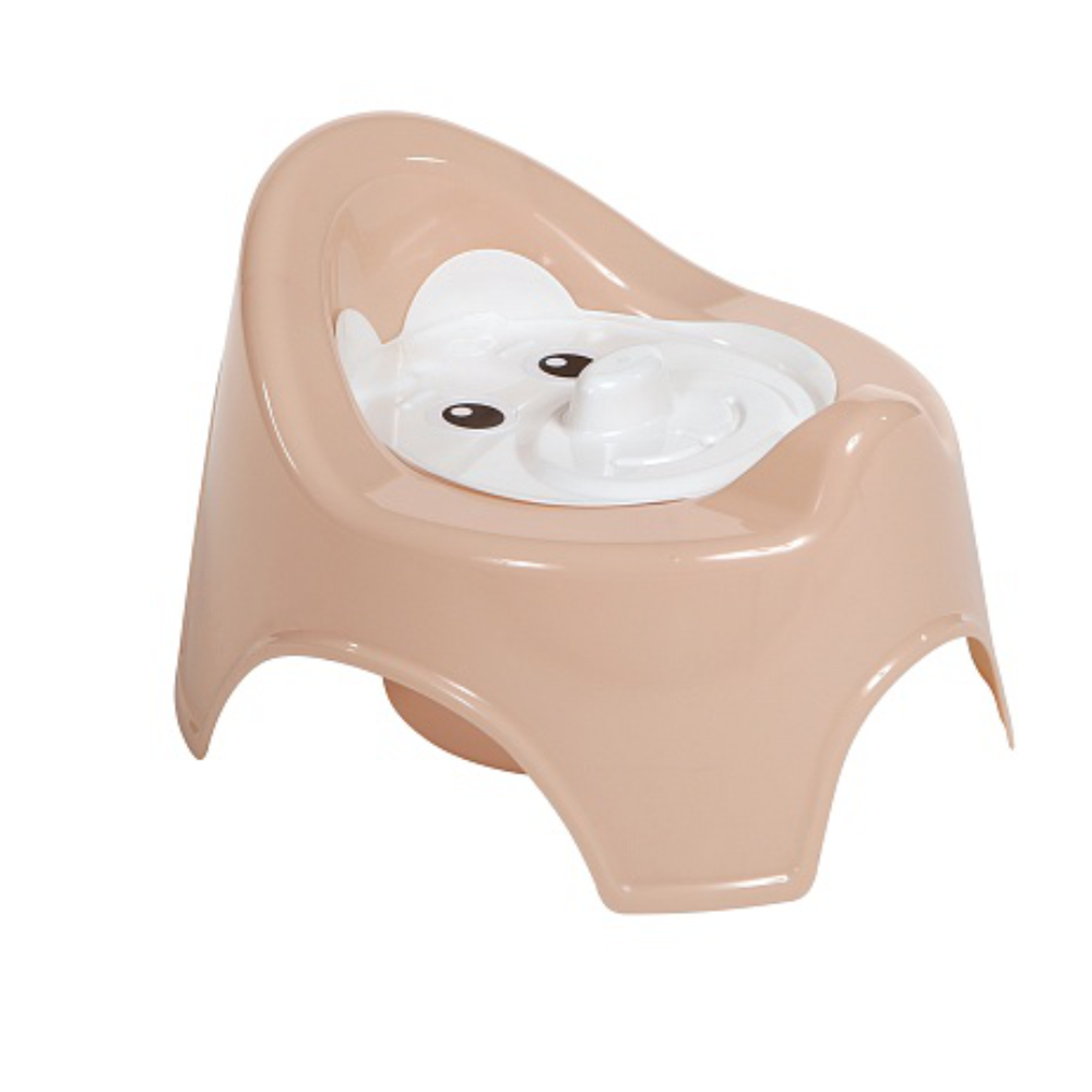 Детский горшок "Мишутка", с крышкой