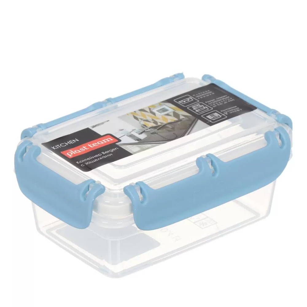 Контейнер "Bergen", с защелками, 0,4 л, рт041го-15