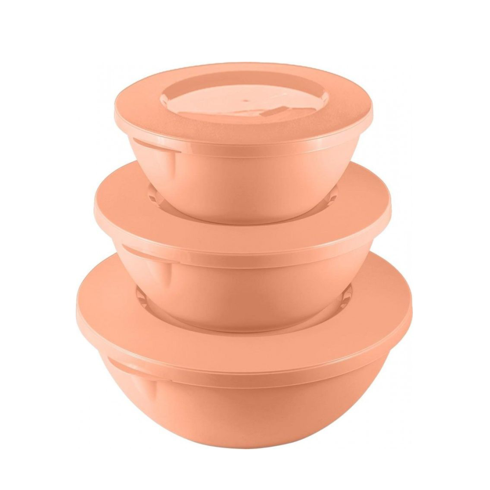 Набор мисок "Helsinki", 3 штуки, с крышкой, рт128910040