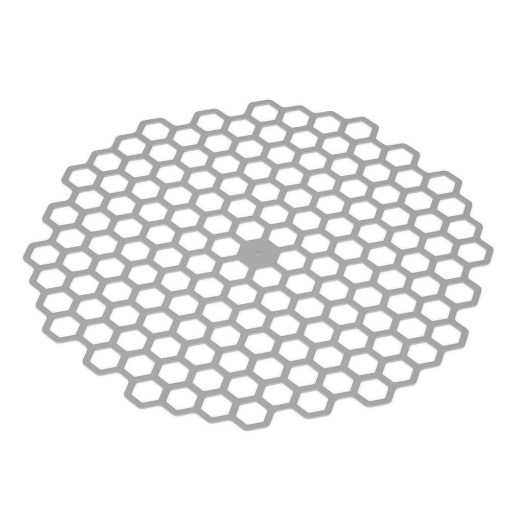 Решетка для мойки "Соты", серый, м8398