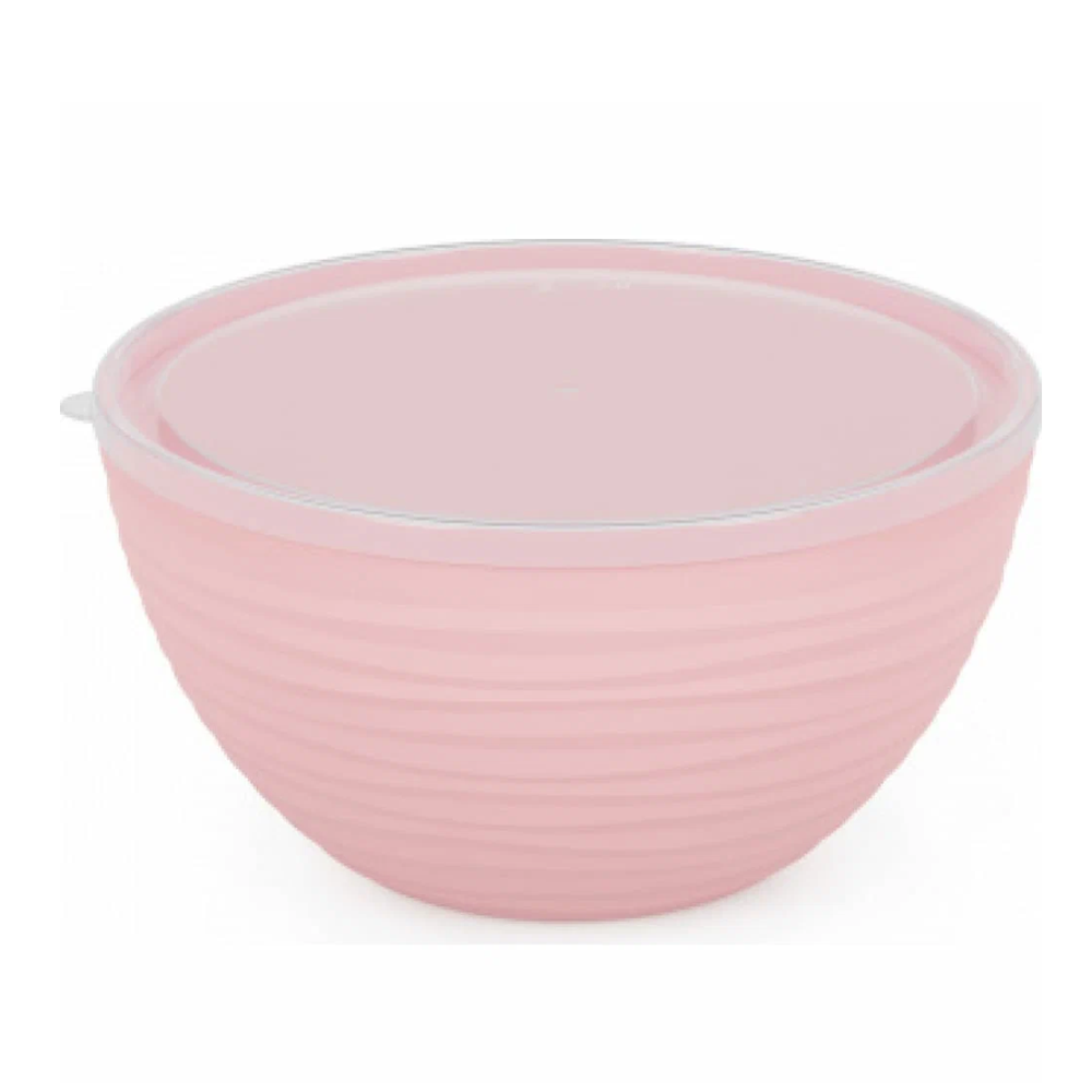 Чаша "Оазис", с крышкой, 4 л, розовый, м8411