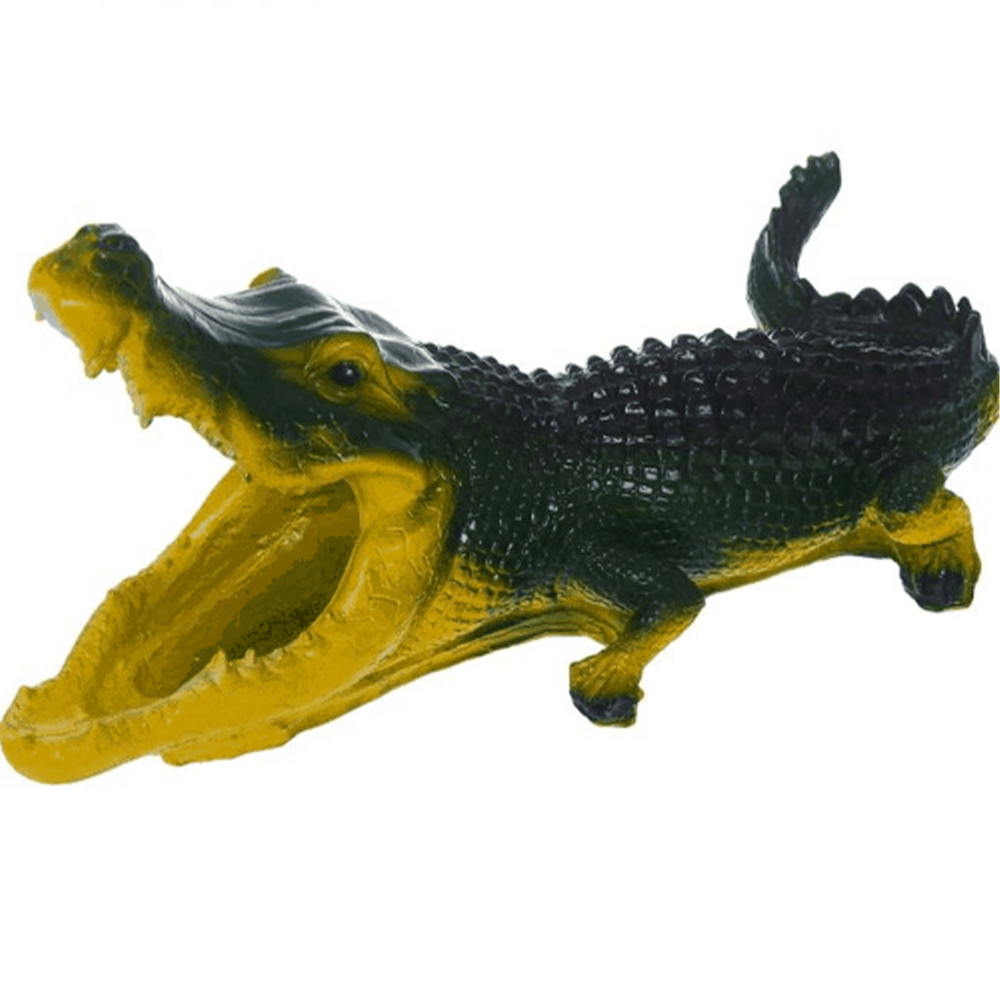 Фигура садовая "Крокодил" средняя, гипсовая