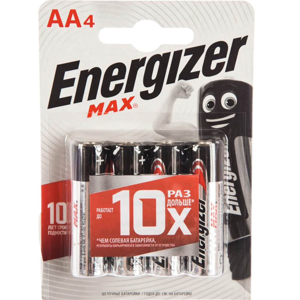 Батарейка "Energizer MAX+Power", LR06 BL4