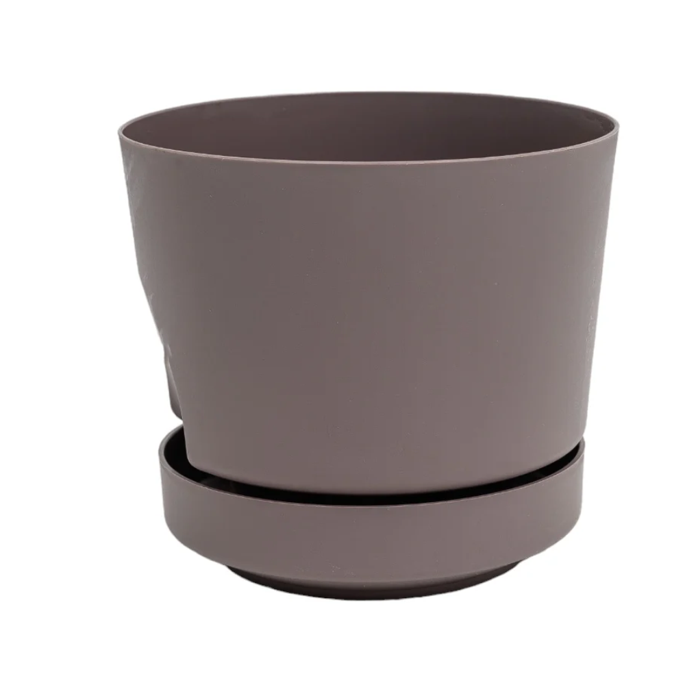 Кашпо "Трен", 0,8 л, пыльная роза