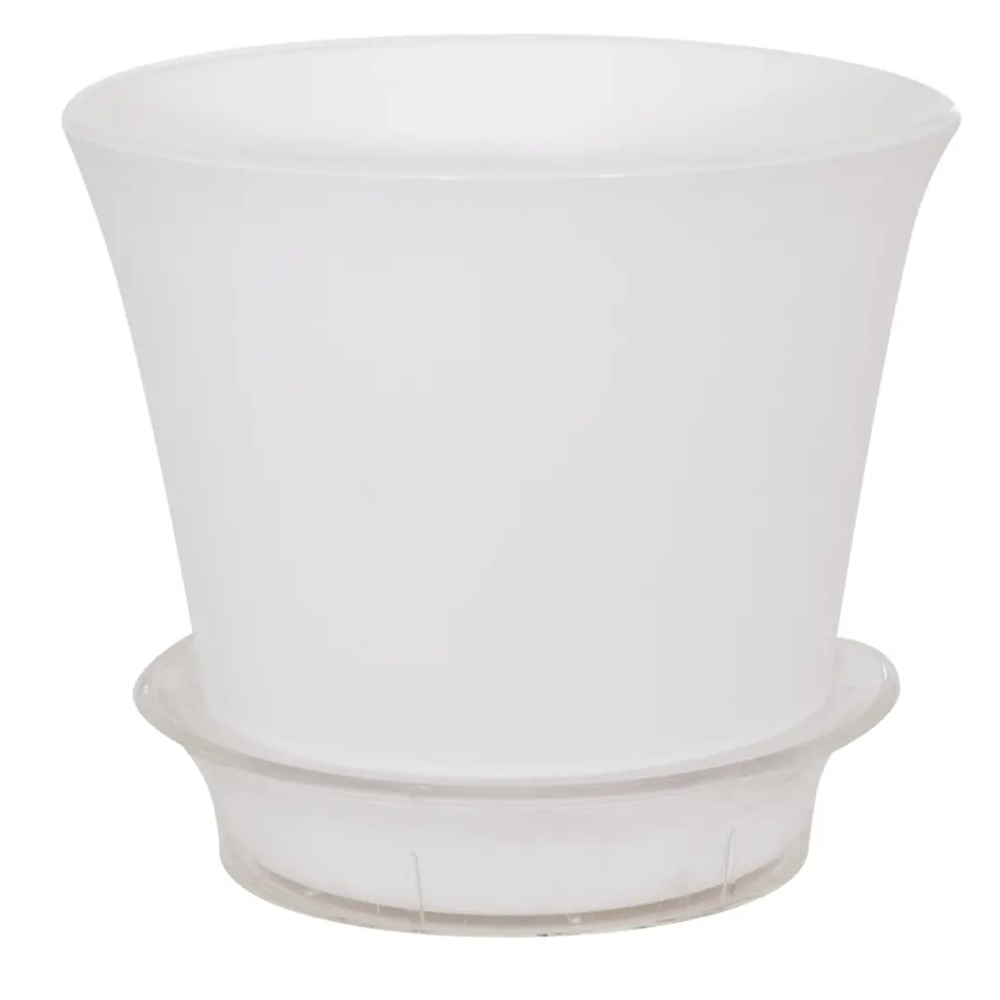 Горшок "Лотос", 2,7 л, белый