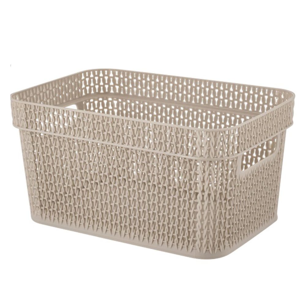 Корзина "Ajur", для хранения, 5 л, бежевый топаз, kl411210005