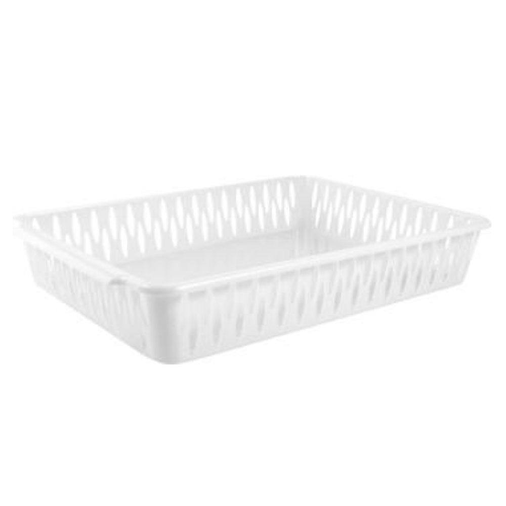 Корзина для хранения, 35,5х25х6 см, белое облоко, kl201310048