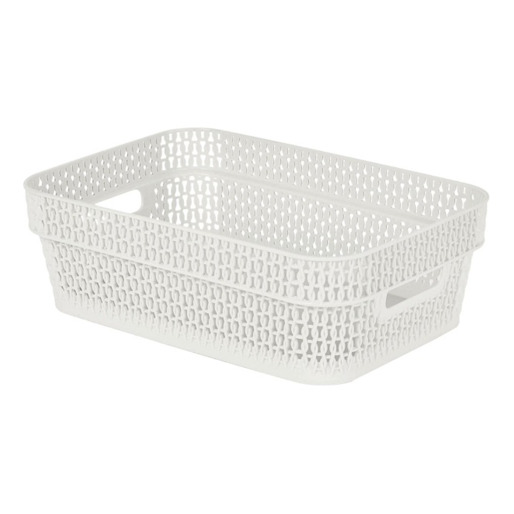 Корзина "Ajur", для хранения, 3 л, белое облоко, kl411010048