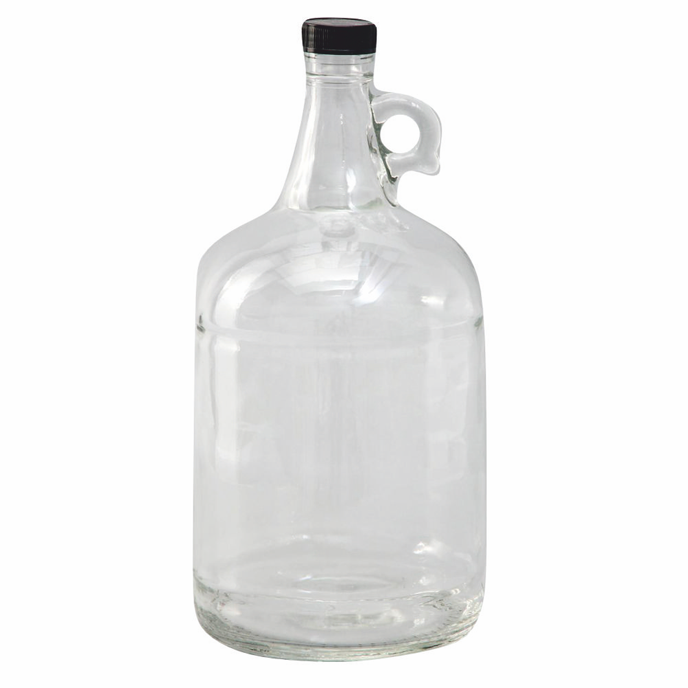 Бутыль стеклянная, 2,9 л, прозрачная, с крышкой