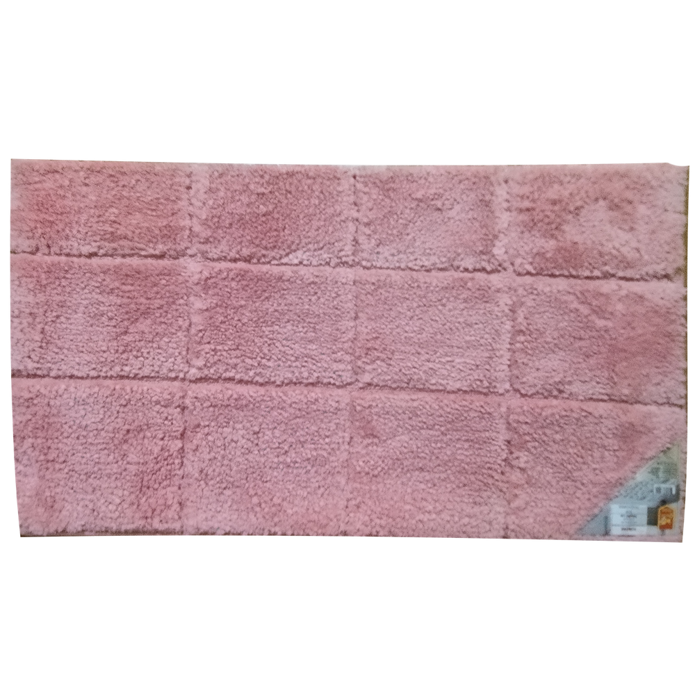 Коврик "Флорис", тафтинговый, розовый, 50 х 80 см, Jacquard №3