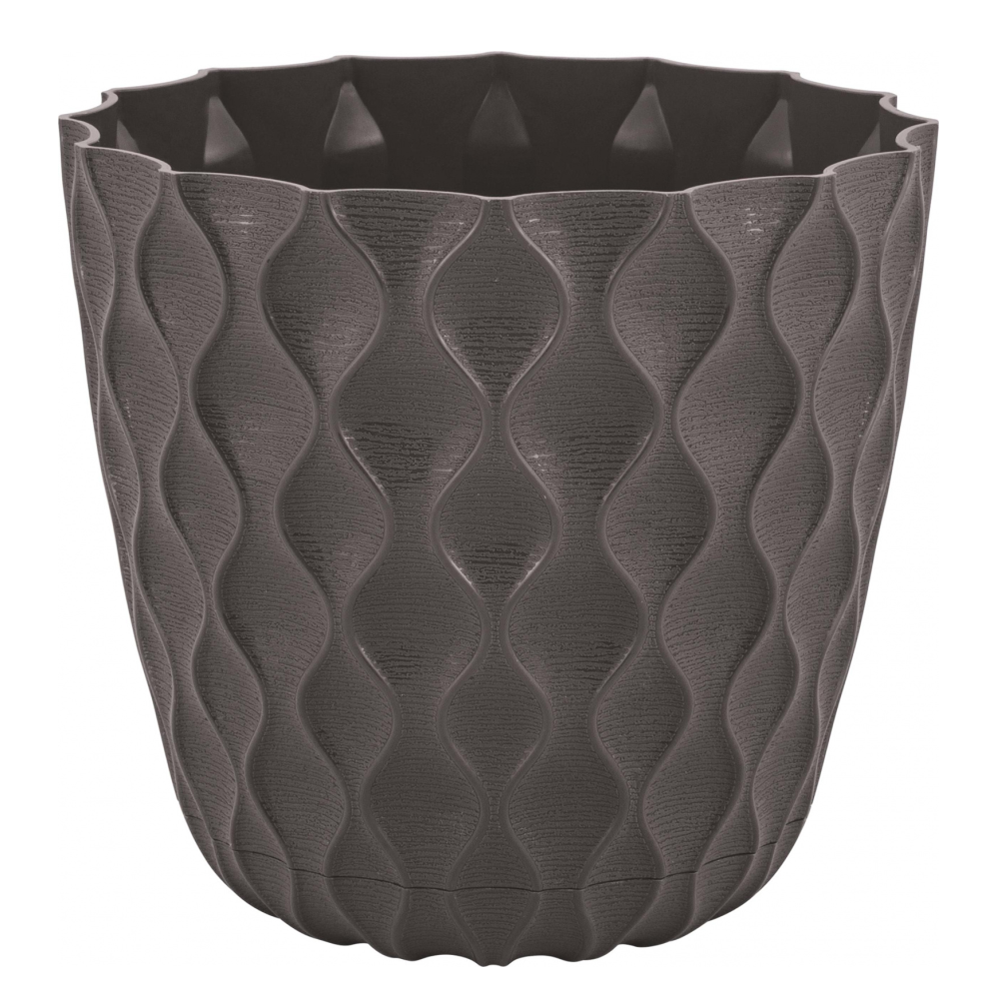 Горшок "Wave", 1,4 л, горький шоколад