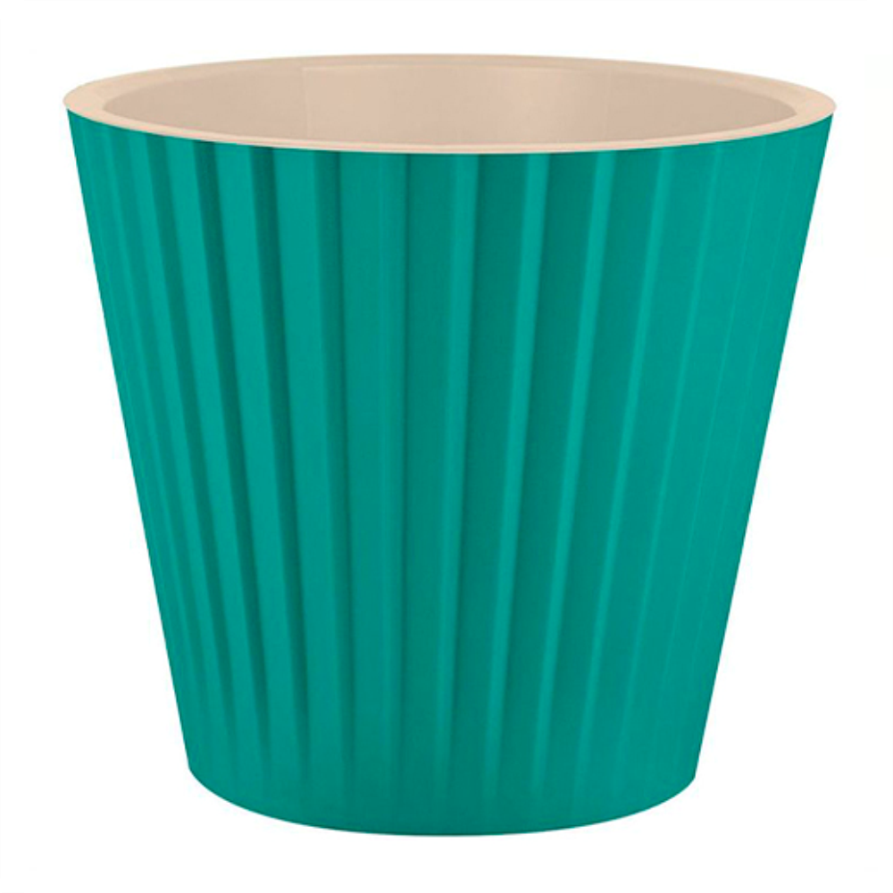 Горшок "Sand", 3,3 л, изумрудная волна