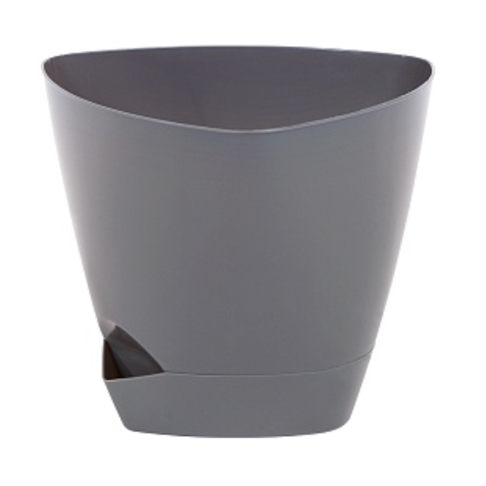 Горшок "Элеганс", 5 л, серый