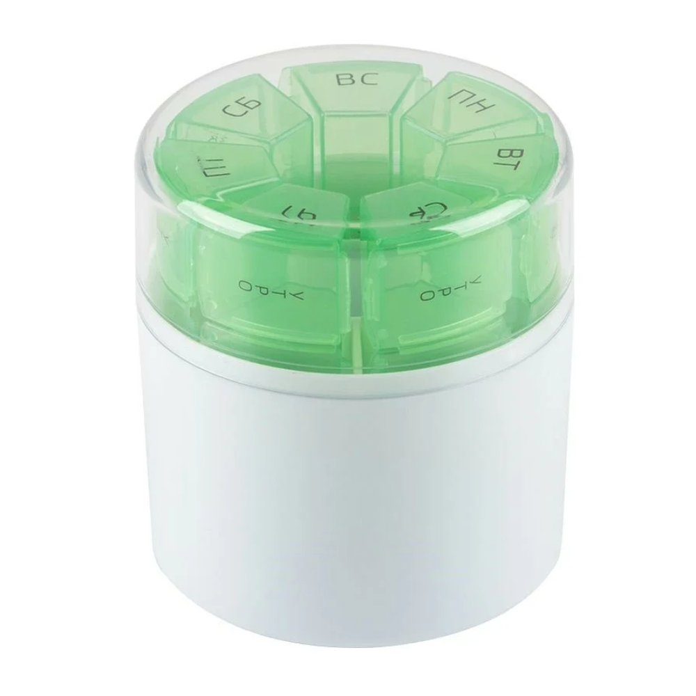 Таблетница цилиндр, на 7 днейЮ 104326