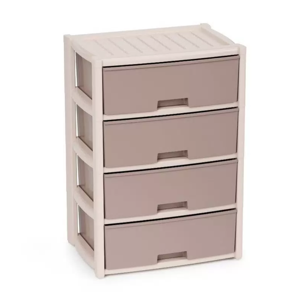 Комод "Колорит", 4 секции, бежевый, широкий, м8759