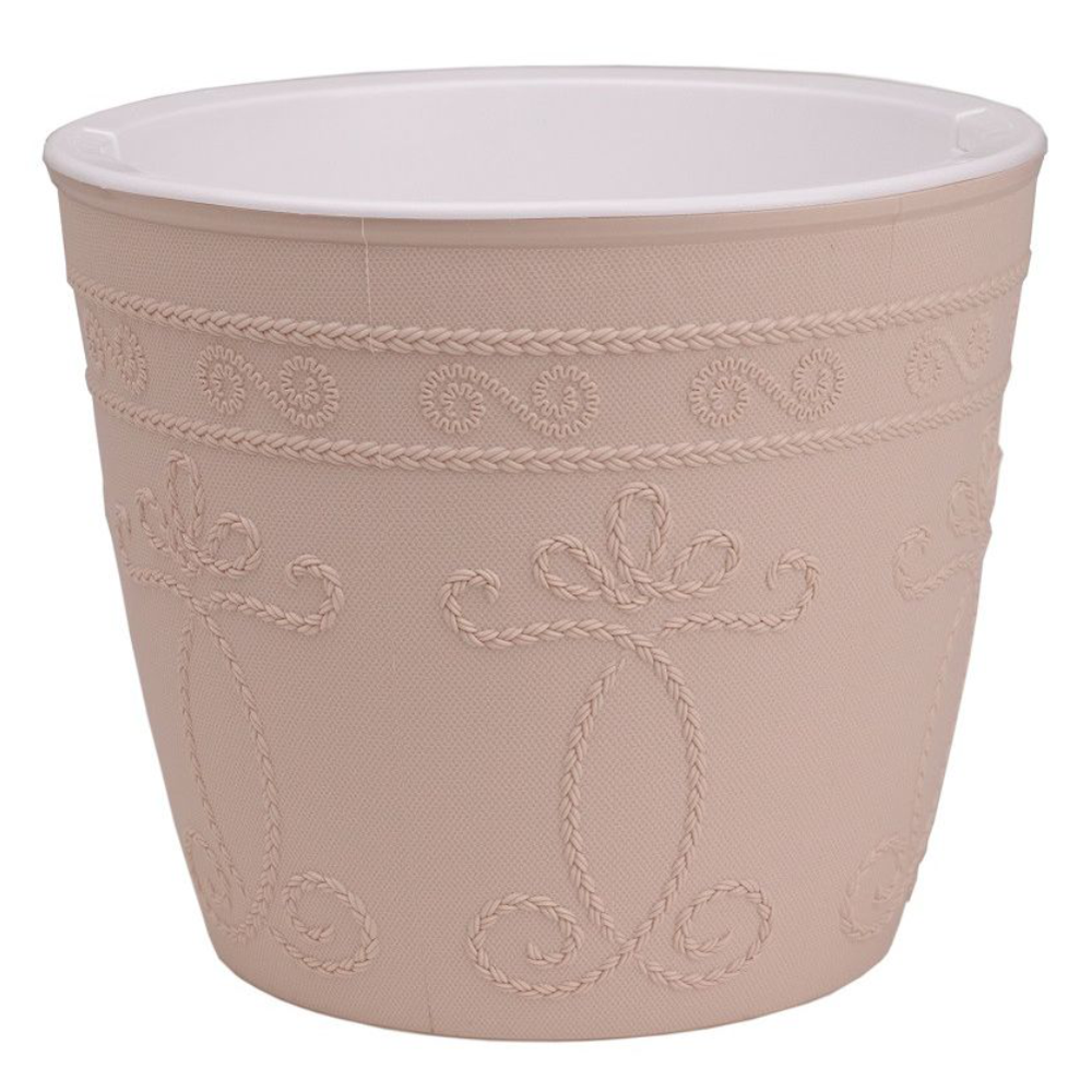 Кашпо "Ажур", 3 л, пудра