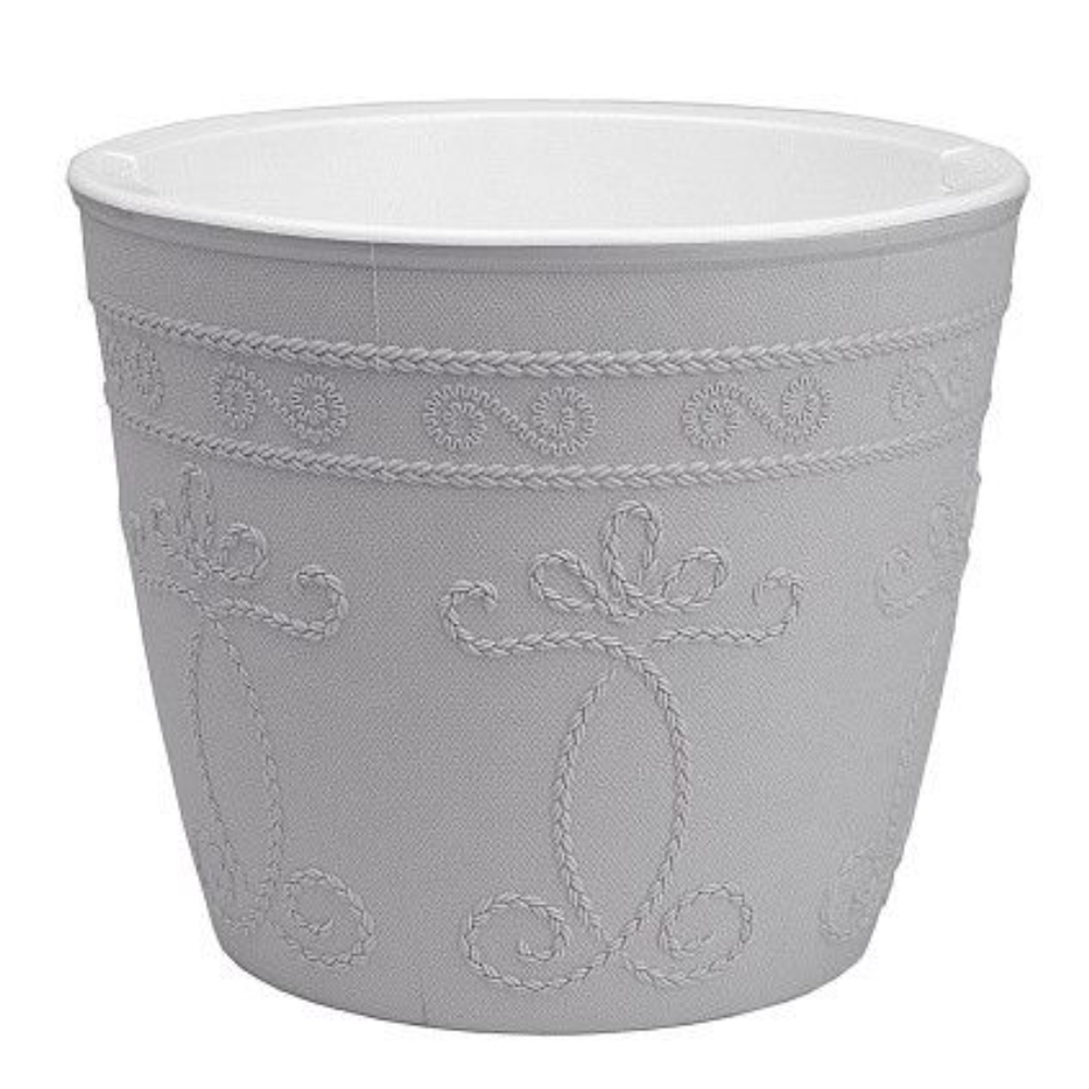 Кашпо "Ажур", 3 л, серый жемчуг