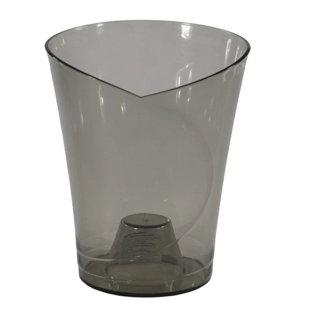 Кашпо "Орхидея", 1,5 л, дымчатый