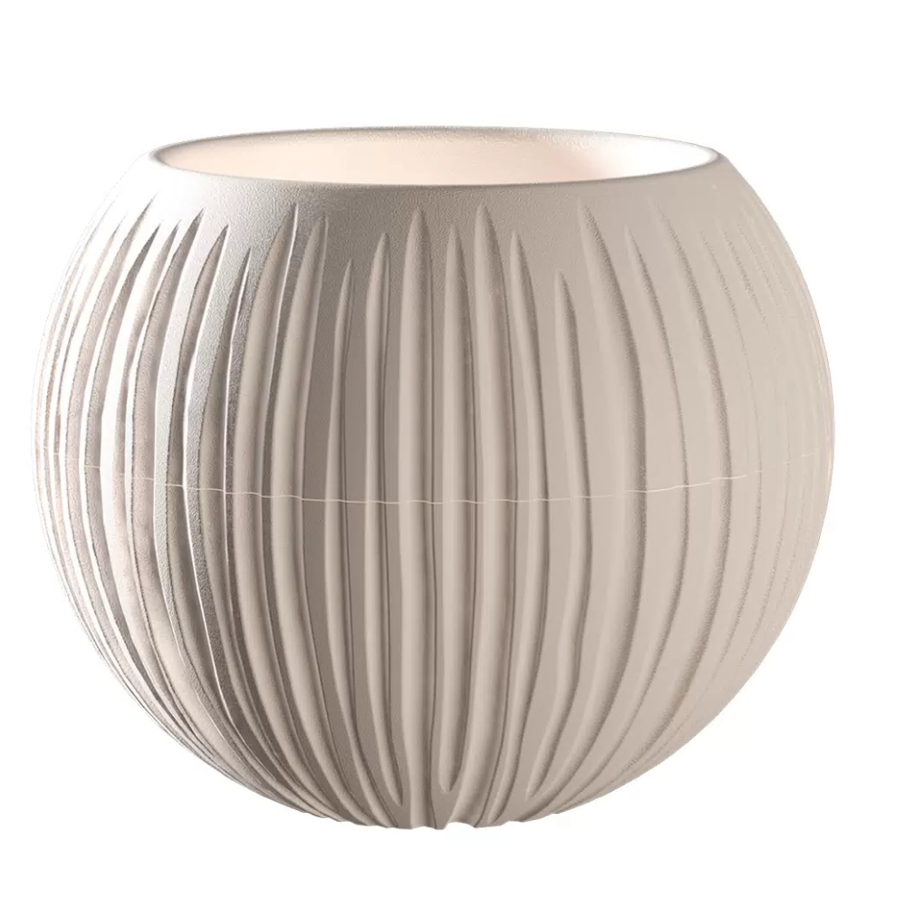 Кашпо "Сфера", 1,7 л, пудровый