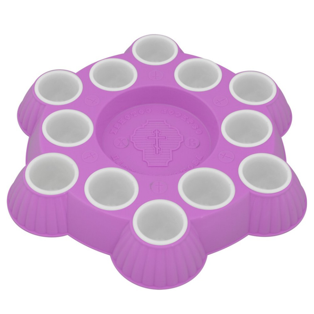 Блюдо "Звезда", для кулича и яиц, бм76-155