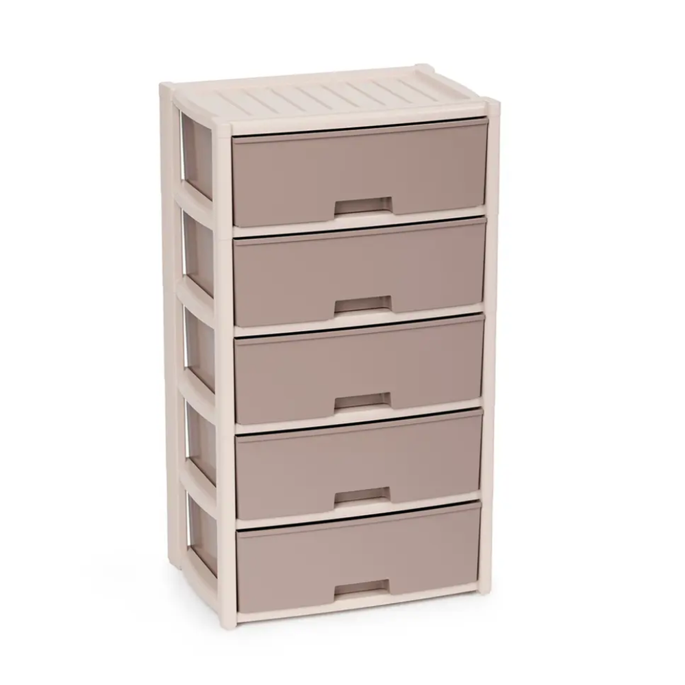 Комод "Колорит", 5 секции, бежевый, широкий, м8760