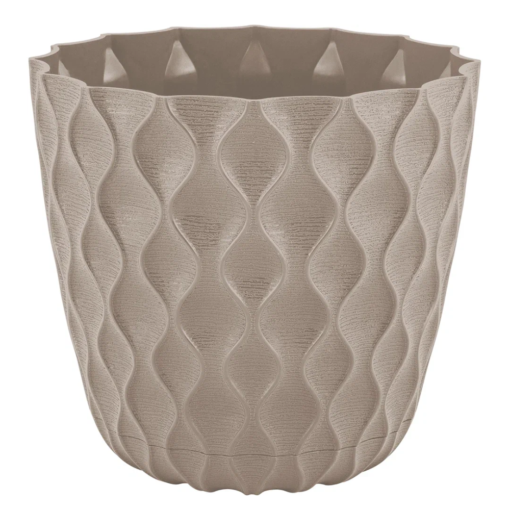 Горшок "Wave", 10 л, французская платан