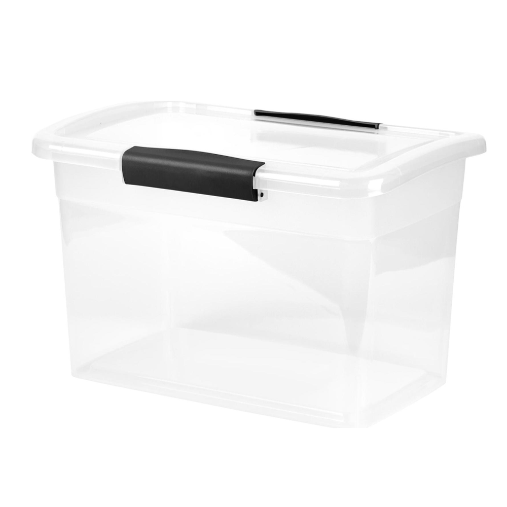 Корзина "Keeplex vision", для хранения, с защелками ручками, 9 л, kl252311999