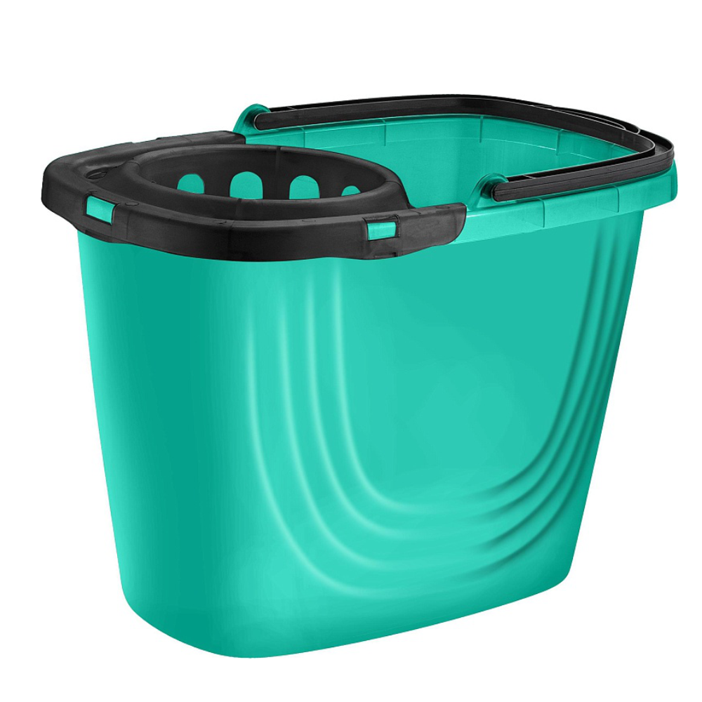 Ведро "Аквамарин", прямоугольное с отжимом, 8 л, sc111027