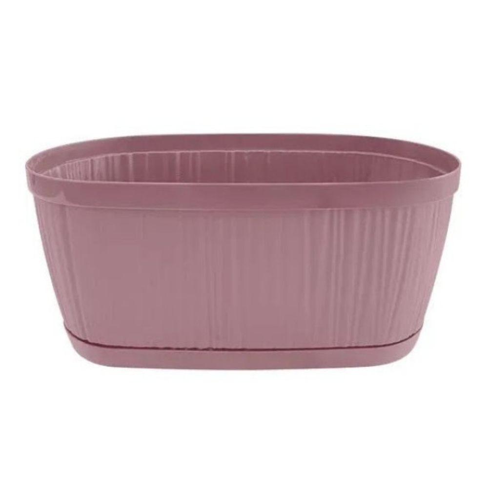 Горшок "Barcelona", овал, 2,7 л, морозная слива