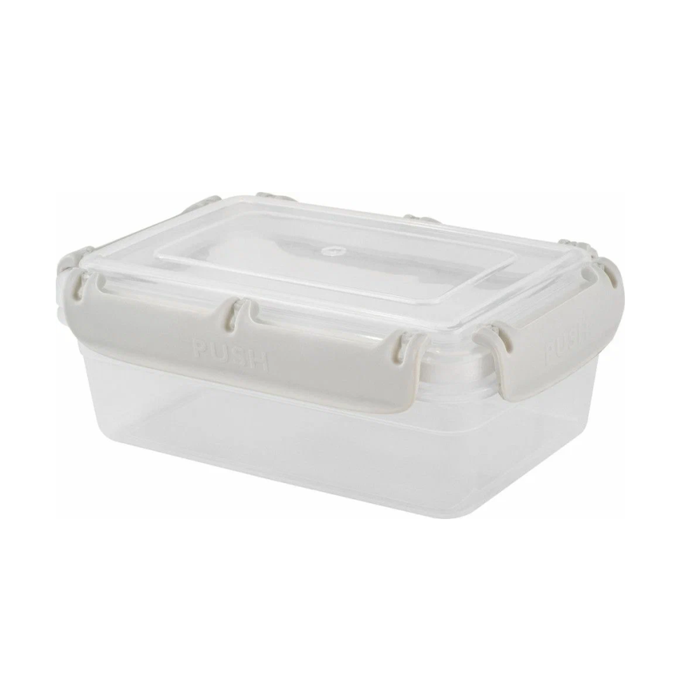 Контейнер с защелками, 2,4 л, пепельный жемчуг, рт104610024