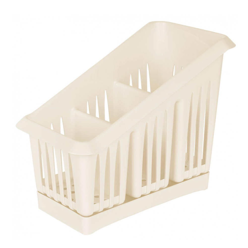 Сушилка для столовых приборов, 3 секции, молочный туман, рт156411048