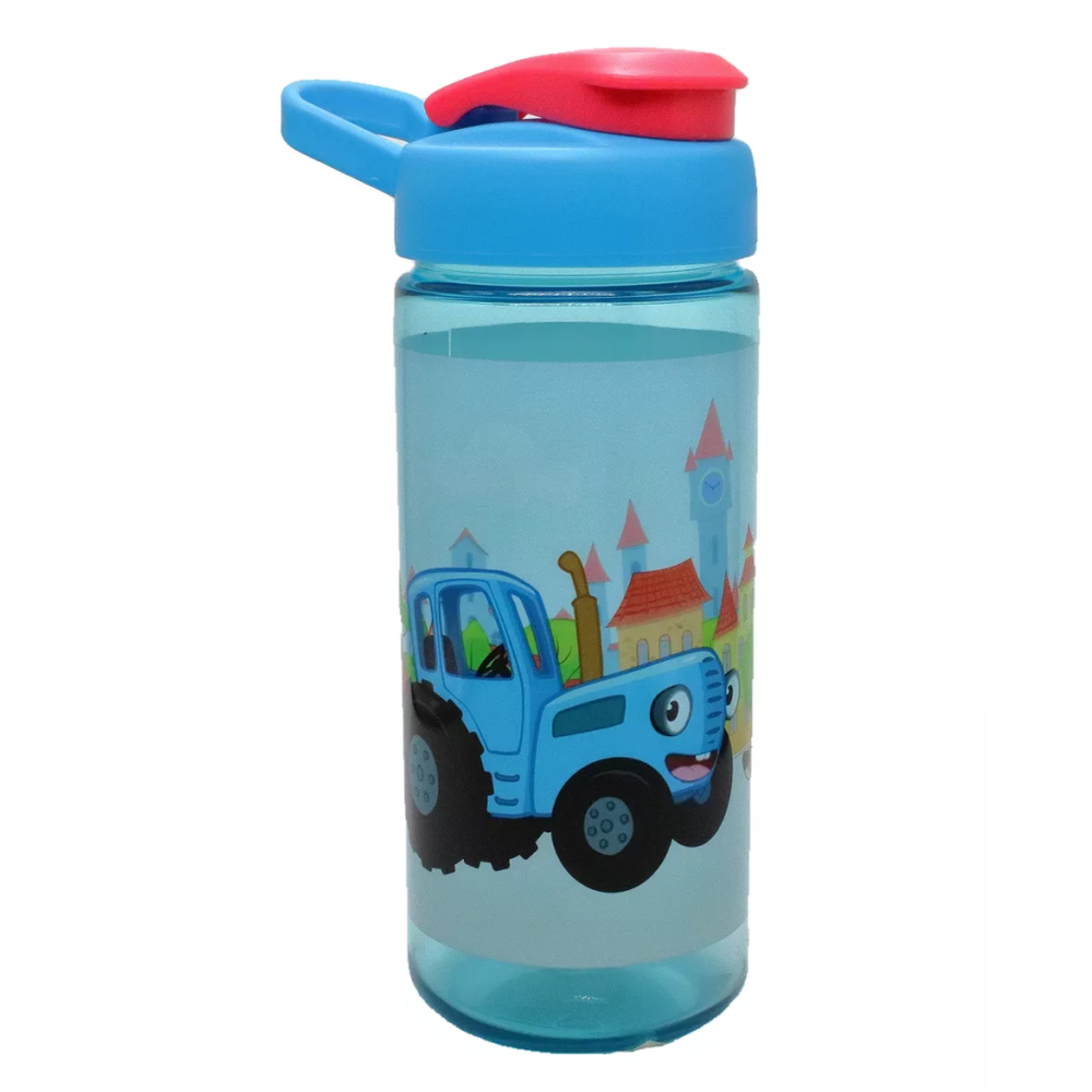 Бутылка "Синий трактор", 470 мл, с держателем, втв470-1