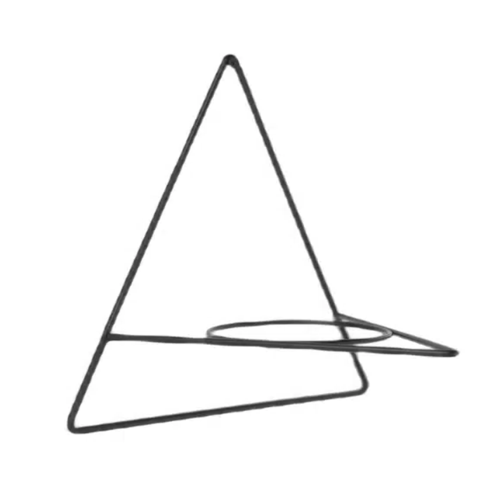 Подставка для цветов настенная "Ларго", треугольникт, 1 горшок, пл6