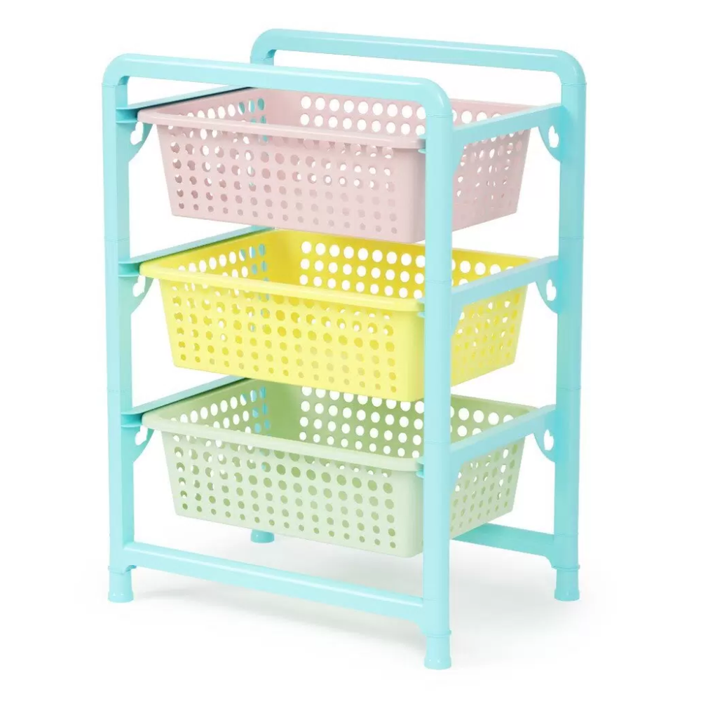 Этажерка для игрушек, 3 секции, 450х310х640 мм, кт 204063