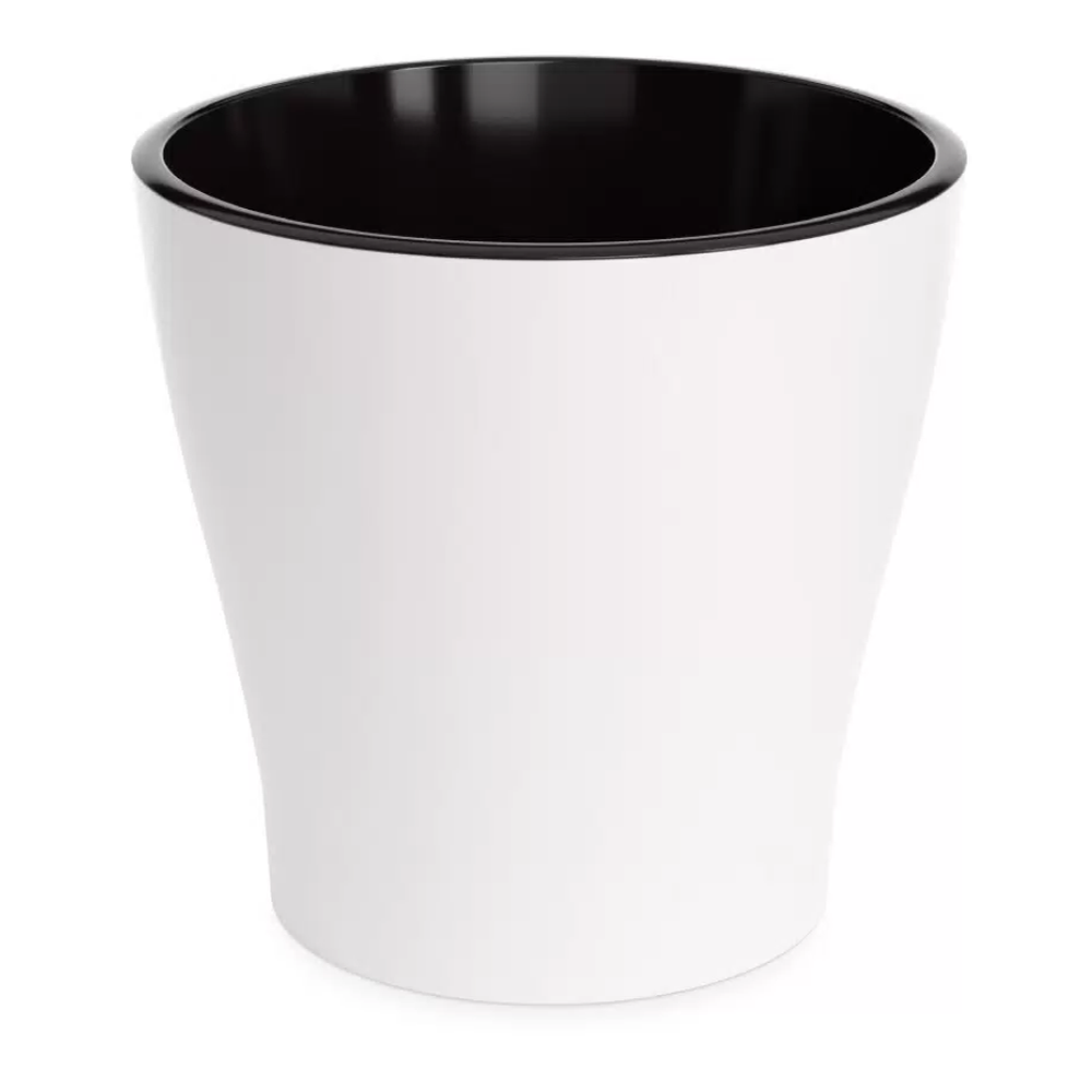 Горшок "Лея", 10 л, двойной, белый