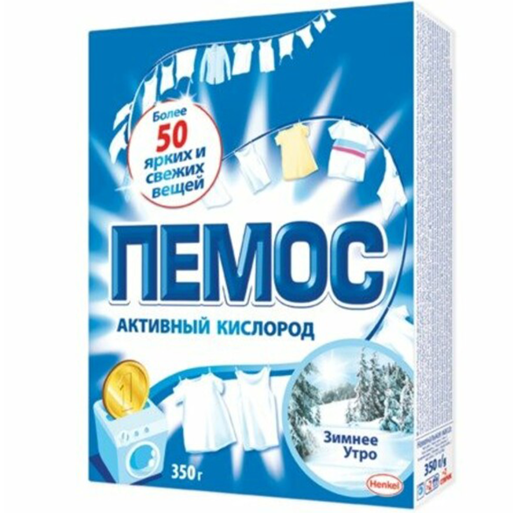 Стиральный порошок "Пемос", зимнее утро, 350 г