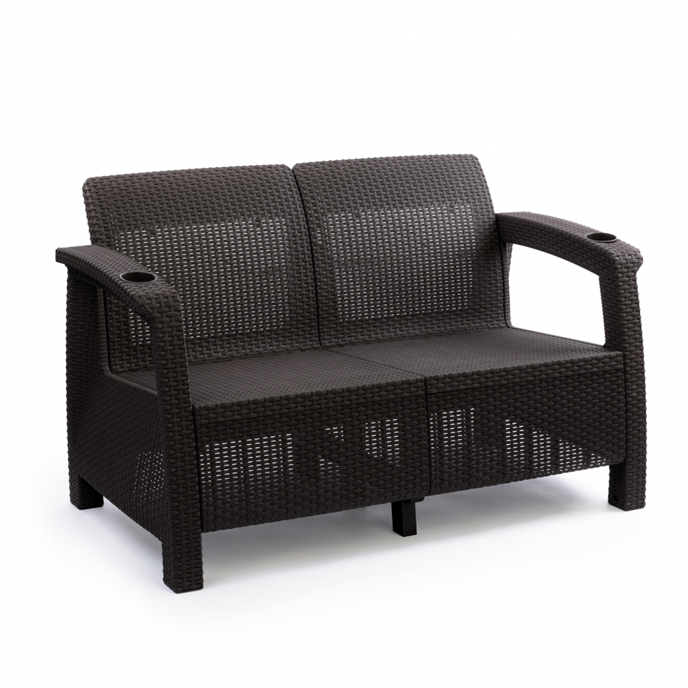 Диван "Ротанг-плюс", мокко, м8839