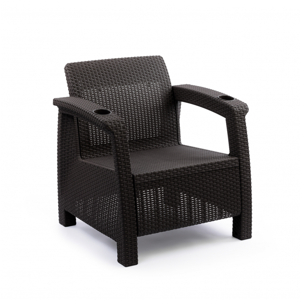 Кресло "Ротанг-плюс", мокко, м8839