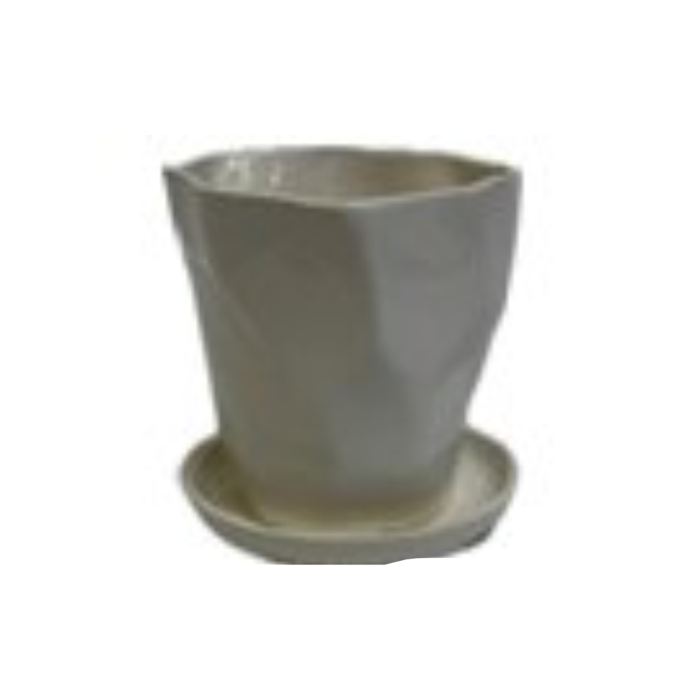 Горшок "Креатив", белый, 0,2 л