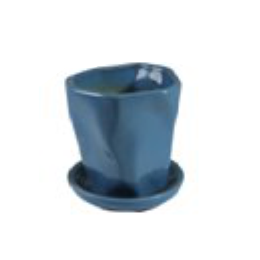 Горшок "Креатив", синий, 0,2 л