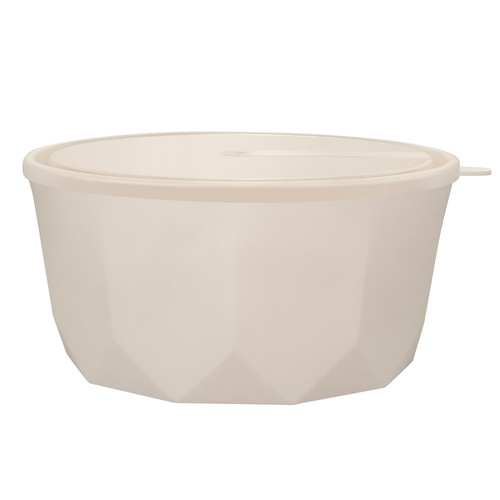 Салатник, с крышкой, 3,1 л, молочный туман, рт171410048