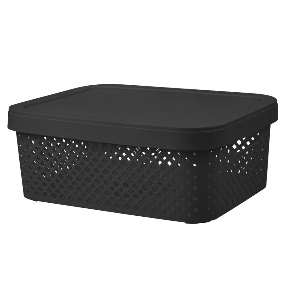 Корзина для хранения, с крышкой, 20 л, рт500811621